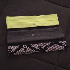 SOLD!! LULU LEMON headbands